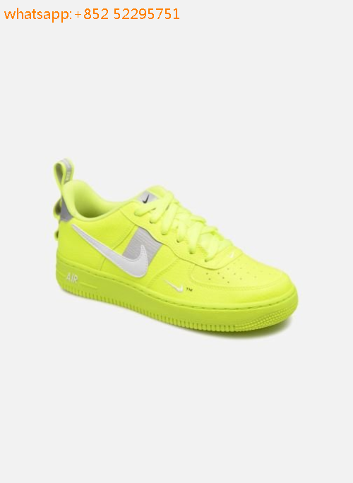 nike air force 1 utility jaune fluo