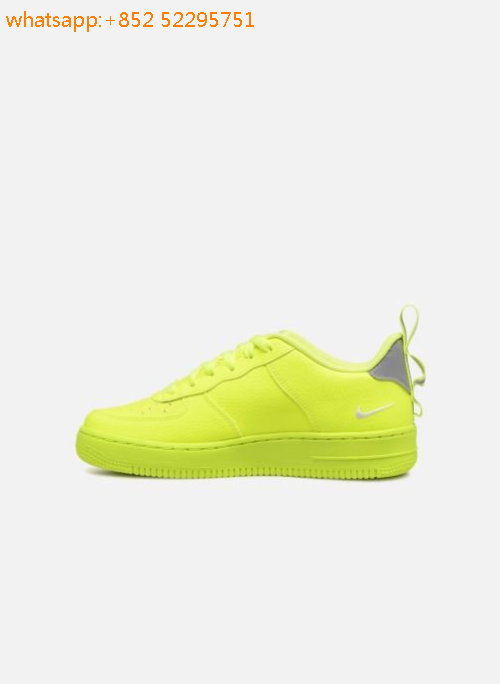nike air force 1 utility jaune fluo